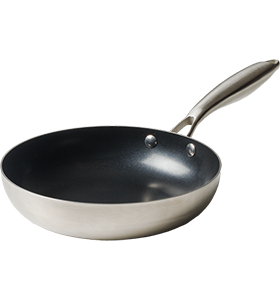 Frigideira 22cm Revestida com Cerâmica Inox Corpo Triplo Paula Souza™
