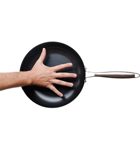 Frigideira 28cm Revestida com Cerâmica Inox Corpo Triplo Paula Souza™