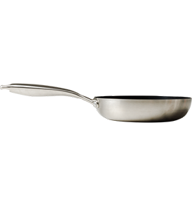 Frigideira 22cm Revestida com Cerâmica Inox Corpo Triplo Paula Souza™