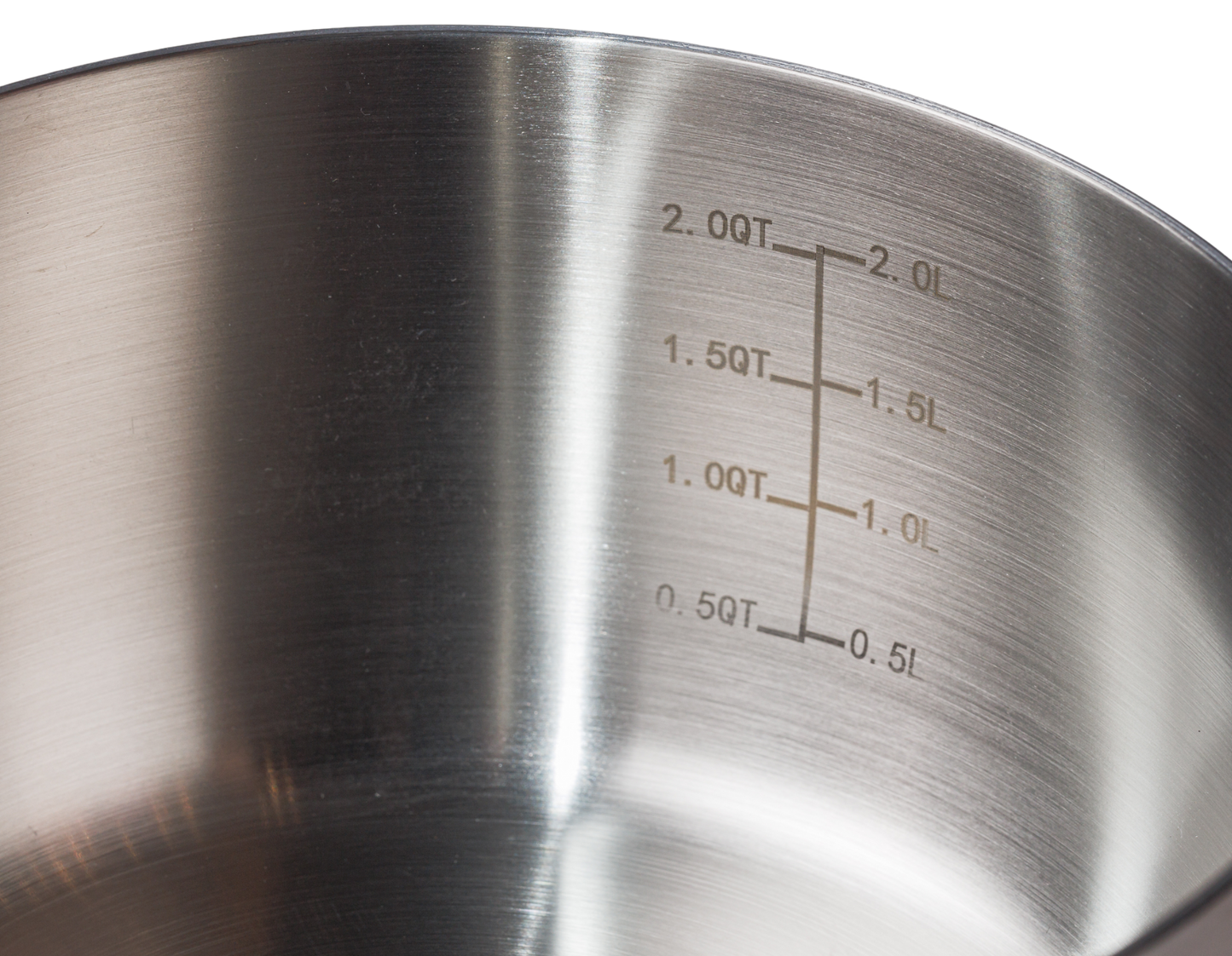 Panela 20cm Inox Corpo Triplo Paula Souza™ + Medidor interno gravado a laser e tampa de presente