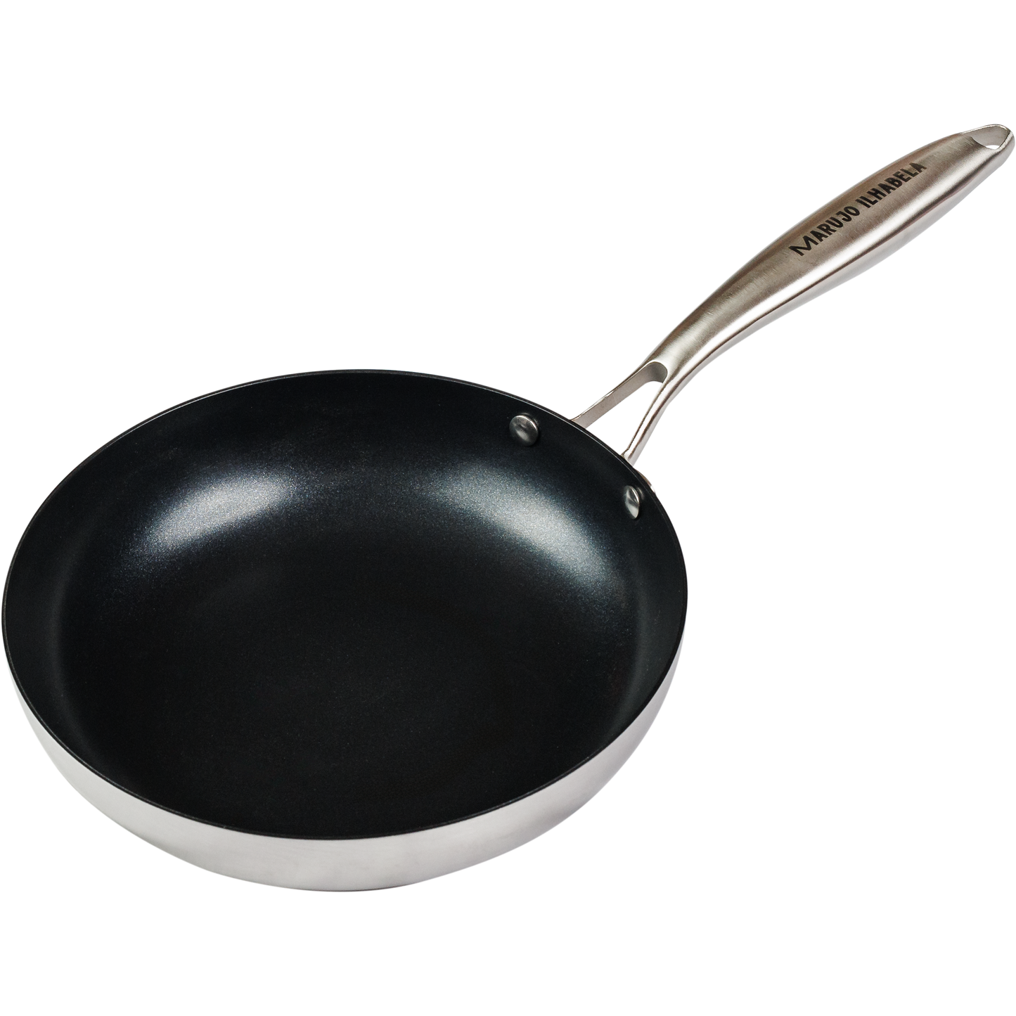 Frigideira 22cm Revestida com Cerâmica Inox Corpo Triplo Paula Souza™